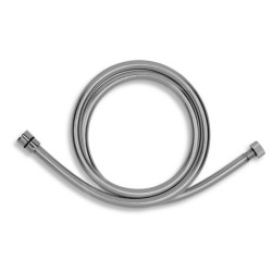 Novaservis Flexibles - Flexible de douche plastique, 1500 mm, argenté GREY/150,0