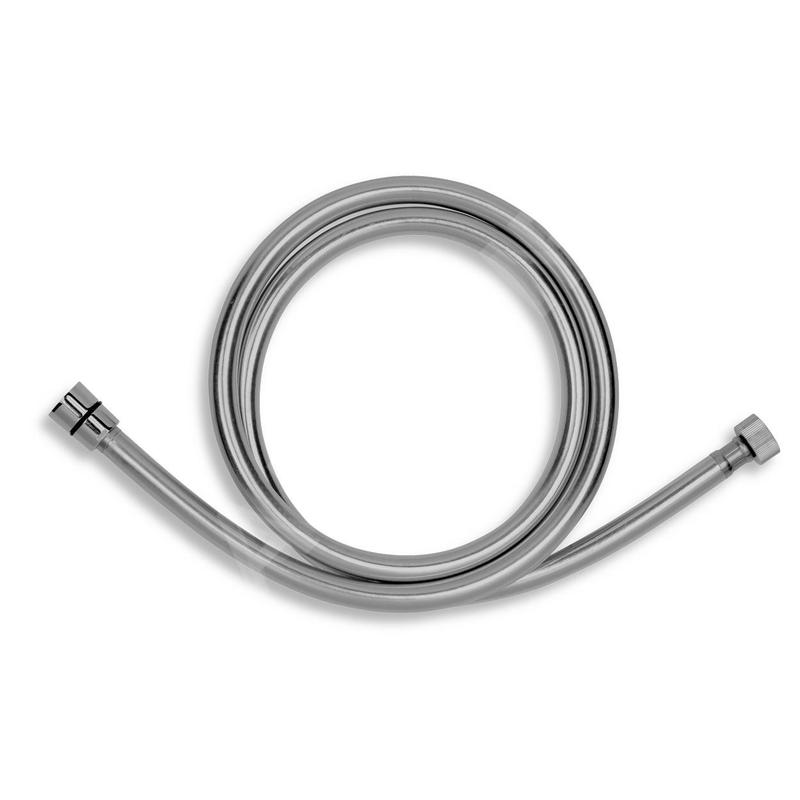 Novaservis Flexibles - Flexible de douche plastique, 1500 mm, argenté GREY/150,0