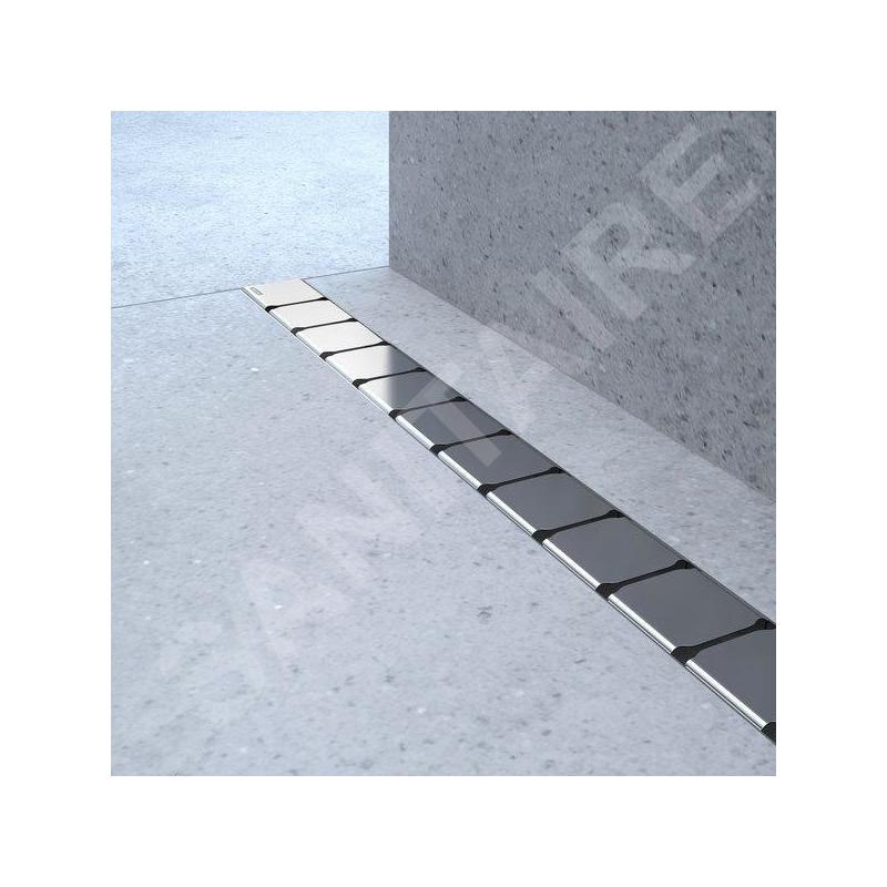 Ravak 10° - Caniveau de douche 750 mm, installation au sol, inox X01623