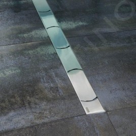 Ravak Chrome - Caniveau de douche 750 mm, installation au sol, inox X01621