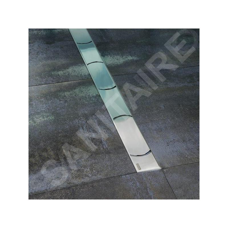 Ravak Chrome - Caniveau de douche 750 mm, installation au sol, inox X01621