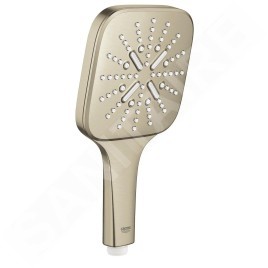 Grohe Rainshower SmartActive Cube - Pommeau de douche 130 6,8 l/min, 3 jets, nickel brossé 26552EN0