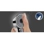 Grohe Rainshower SmartActive Cube - Pommeau de douche 130 6,8 l/min, 3 jets, nickel brossé 26552EN0