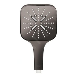 Grohe Rainshower SmartActive Cube - Pommeau de douche 130 9,5 l/min, 3 jets, Hard Graphite 26582A00
