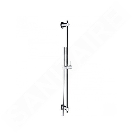 Kludi Nova Fonte - Colonne de douche avec pommeau de douche, support, barre de 900 mm et flexible, chrome 2084005-35
