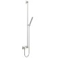Hansa Living - Set de pommeau de douche, barre et flexible, chrome 44420100