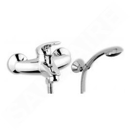 Novaservis Metalia 57 - Robinetterie de baignoire avec accessoires, chrome 57020,0