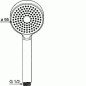 Hansa Basicjet - Pommeau de douche,1 jet, chrome 44610300