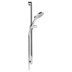 Keuco Edition 400 - Set de douchette à main, support, barre et flexible, chrome 51587010000