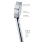 Hansa Basicjet - Pommeau de douche,1 jet, chrome 44610300