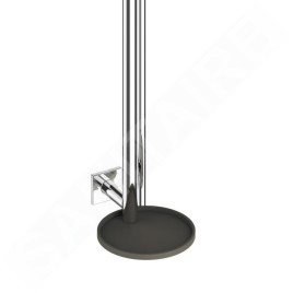 Keuco IXMO - Set de douchette à main Solo, support, barre et flexible, chrome/gris-noir 59587010912