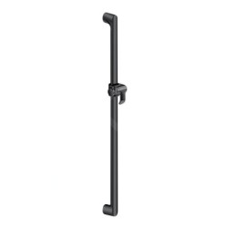 Keuco Edition 11 - Barre de douche 900 mm, chrome noir brossé 51185130900
