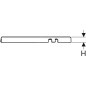 Geberit Accessoires - Grille pour les siphons de sol, à visser, diamètre 100 mm, inox 154.317.00.1