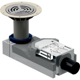 Geberit Accessoires - Bonde pour douche, pour hauteur de chape à l'entrée 114-215 mm 154.055.00.1