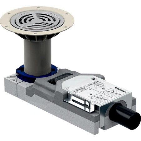 Geberit Accessoires - Bonde pour douche, pour hauteur de chape à l'entrée 94-114 mm 154.057.00.1