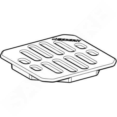 Geberit Accessoires - Grille fente, carrossable, inox 388.104.00.1