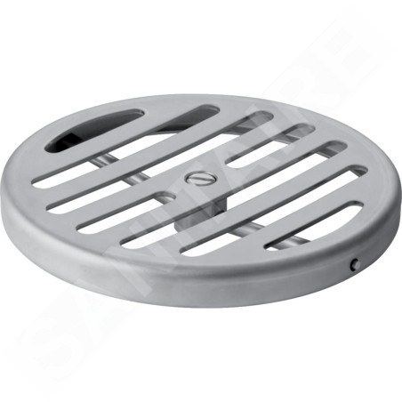 Geberit Accessoires - Grille fente, diamètre 135 mm, non carrossable, inox 388.134.00.1