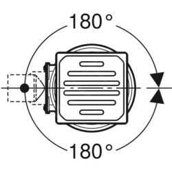 Geberit Varino - Siphon de sol vertical, d 110 mm / 50 mm d1 388.022.00.1