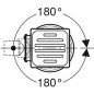 Geberit Varino - Siphon de sol vertical, d 110 mm / 50 mm d1 388.022.00.1