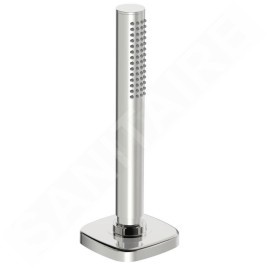 Hansa Stilo - Pommeau de douche pour bord de baignoire, avec accessoires, chrome 57281000