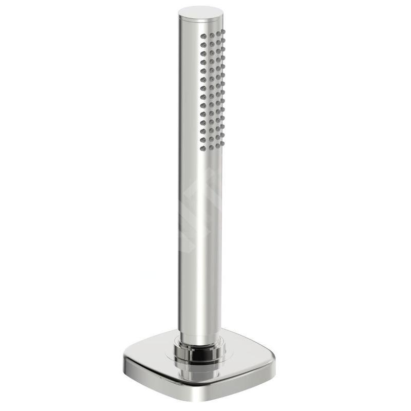 Hansa Stilo - Pommeau de douche pour bord de baignoire, avec accessoires, chrome 57281000