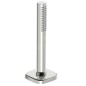Hansa Stilo - Pommeau de douche pour bord de baignoire, avec accessoires, chrome 57281000