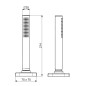 Hansa Stilo - Pommeau de douche pour bord de baignoire, avec accessoires, chrome 57281000