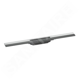 Hansgrohe RainDrain Flex - Caniveau de douche linéaire avec grille en inox 700, pour montage libre, découpable, chrome 56043000