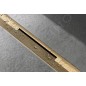 Hansgrohe RainDrain Flex - Caniveau de douche linéaire avec grille en inox 900, pour montage libre, découpable, bronze brossé
