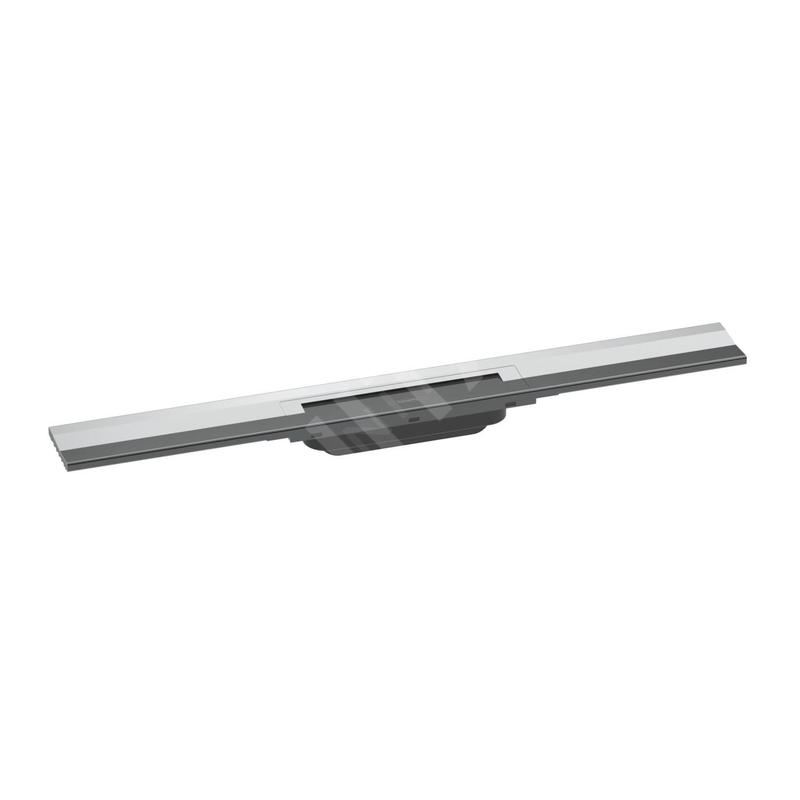 Hansgrohe RainDrain Flex - Caniveau de douche linéaire avec grille en inox 700, installation contre le mur, découpable, chrome Hansgrohe RainDrain Flex - Caniveau de douche linéaire avec grille en inox 700, installation contre le mur, découpable, chrome
