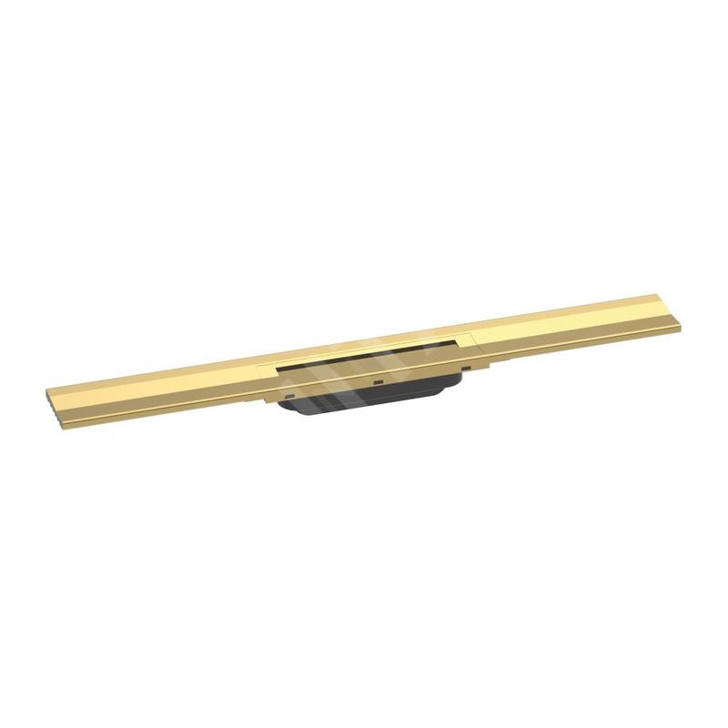 Hansgrohe RainDrain Flex - Caniveau de douche linéaire avec grille en inox 700, installation contre le mur, découpable, aspect Hansgrohe RainDrain Flex - Caniveau de douche linéaire avec grille en inox 700, installation contre le mur, découpable, aspect