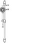 Hansa Basicjet - Colonne de douche avec barre 720 mm, chrome 44780233 Hansa Basicjet - Colonne de douche avec barre 720 mm, chrome 44780233