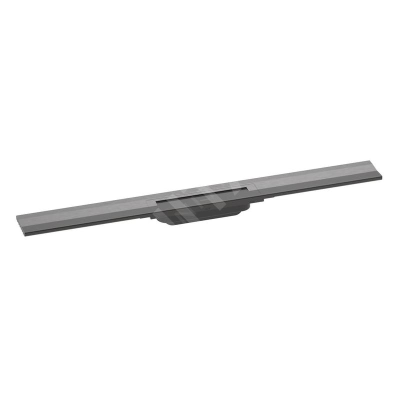 Hansgrohe RainDrain Flex - Caniveau de douche linéaire avec grille en inox 800, installation contre le mur, découpable, chrome Hansgrohe RainDrain Flex - Caniveau de douche linéaire avec grille en inox 800, installation contre le mur, découpable, chrome