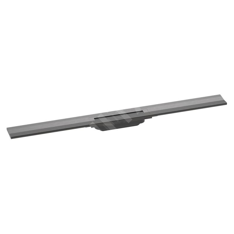 Hansgrohe RainDrain Flex - Caniveau de douche linéaire avec grille en inox 900, installation contre le mur, découpable, chrome Hansgrohe RainDrain Flex - Caniveau de douche linéaire avec grille en inox 900, installation contre le mur, découpable, chrome