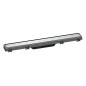 Hansgrohe RainDrain Match - Caniveau de douche linéaire avec grille en inox 600, avec cadre réglable en hauteur, chrome 56036000 Hansgrohe RainDrain Match - Caniveau de douche linéaire avec grille en inox 600, avec cadre réglable en hauteur, chrome 56036000