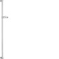 Hansa Jet - Barre de douche 900 mm, chrome 04480100