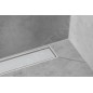 Hansgrohe RainDrain Match - Caniveau de douche linéaire avec grille en inox 800, avec cadre réglable en hauteur, blanc 56038450 Hansgrohe RainDrain Match - Caniveau de douche linéaire avec grille en inox 800, avec cadre réglable en hauteur, blanc 56038450