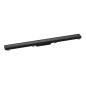 Hansgrohe RainDrain Match - Caniveau de douche linéaire avec grille en inox 900, avec cadre réglable en hauteur, noir 56040610 Hansgrohe RainDrain Match - Caniveau de douche linéaire avec grille en inox 900, avec cadre réglable en hauteur, noir 56040610