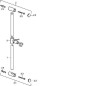 Hansa Jet - Barre de douche 900 mm, chrome 04480100