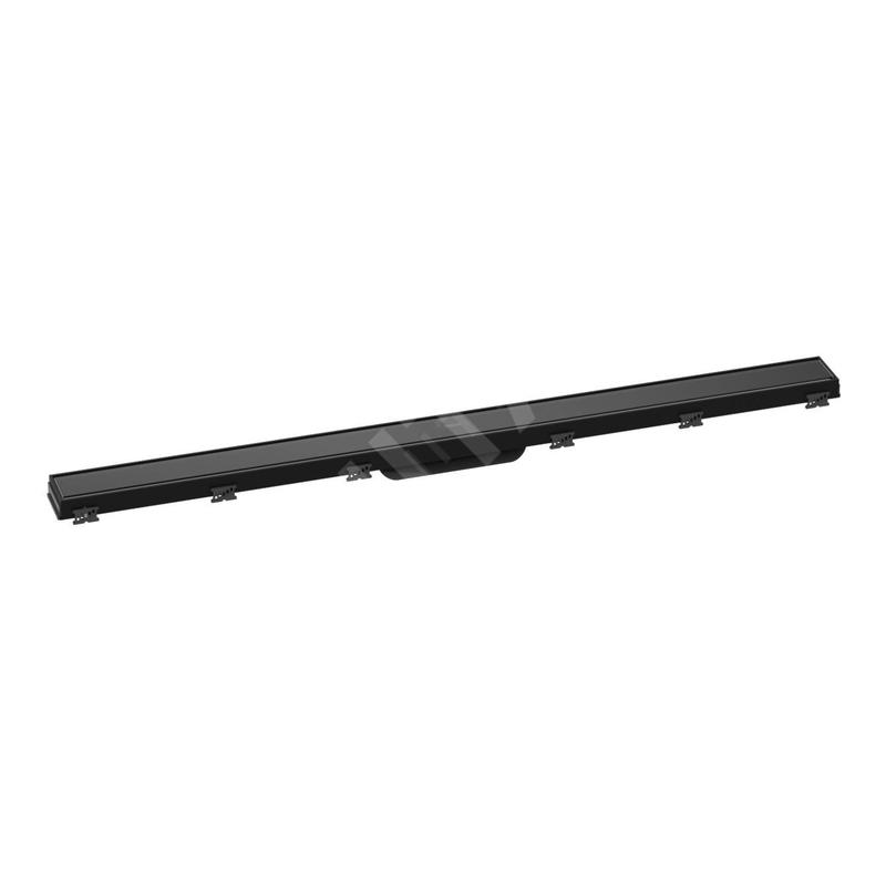 Hansgrohe RainDrain Match - Caniveau de douche linéaire avec grille en inox 1000, avec cadre réglable en hauteur, noir 56041610 Hansgrohe RainDrain Match - Caniveau de douche linéaire avec grille en inox 1000, avec cadre réglable en hauteur, noir 56041610