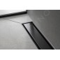 Hansgrohe RainDrain Match - Caniveau de douche linéaire avec grille en inox 1200, avec cadre réglable en hauteur, noir 56042610 Hansgrohe RainDrain Match - Caniveau de douche linéaire avec grille en inox 1200, avec cadre réglable en hauteur, noir 56042610