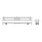 Hansgrohe uBox universal - Kit d'installation pour caniveaux de douche linéaires 1000, inox 56014180 Hansgrohe uBox universal - Kit d'installation pour caniveaux de douche linéaires 1000, inox 56014180
