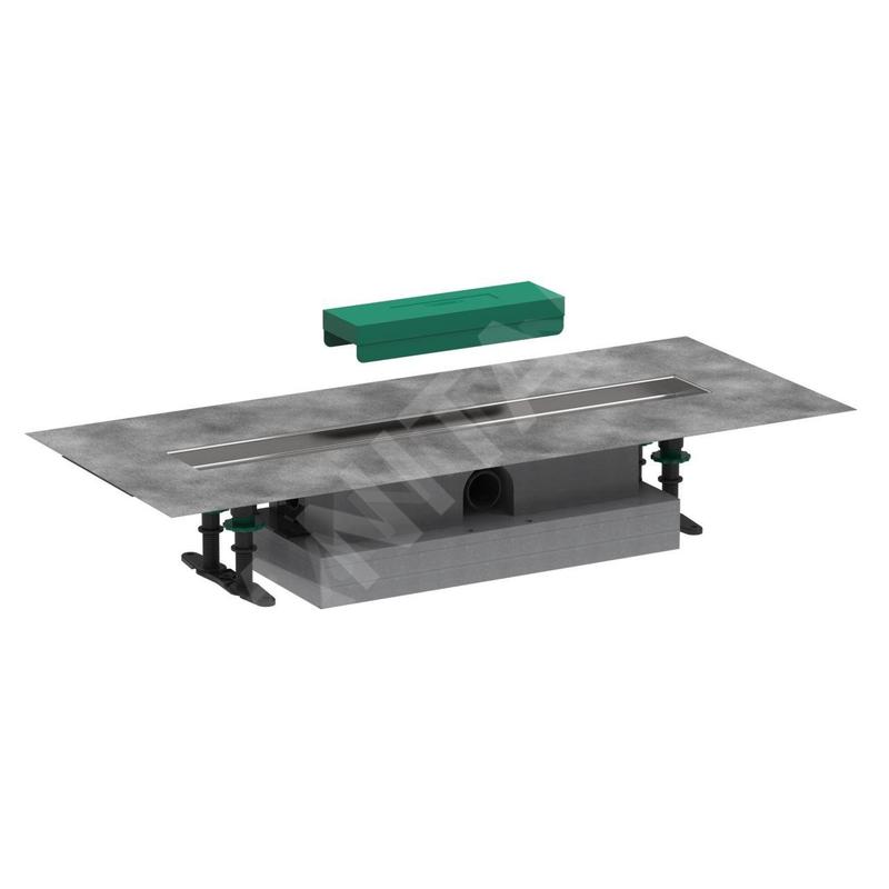 Hansgrohe uBox universal - Ensemble complet pour caniveaux de douche linéaires 600, pour installation à plat, inox 56016180 Hansgrohe uBox universal - Ensemble complet pour caniveaux de douche linéaires 600, pour installation à plat, inox 56016180