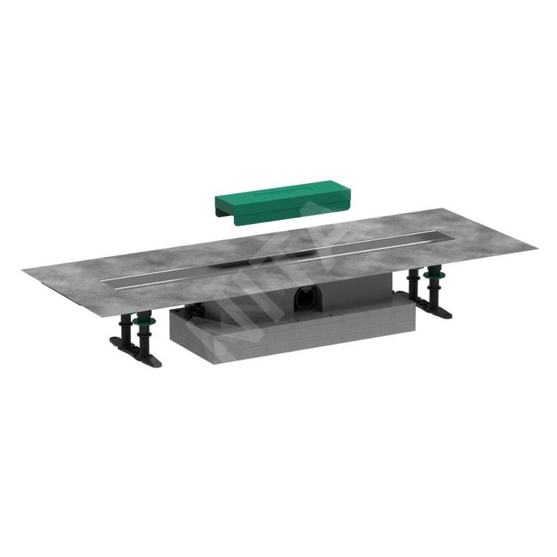 Hansgrohe uBox universal - Ensemble complet pour caniveaux de douche linéaires 700, pour installation à plat, inox 56017180 Hansgrohe uBox universal - Ensemble complet pour caniveaux de douche linéaires 700, pour installation à plat, inox 56017180