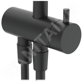 Ideal Standard Idealrain - Set de douche avec inverseur, noir BC747XG