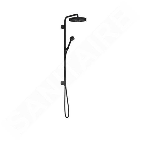 Axor One - Set de douche Showerpipe 280, 1 jet, noir mat 48790670