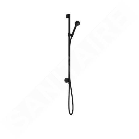 Axor One - Ensemble pomme de douche, tige et flexible, EcoSmart, noir mat 48791670