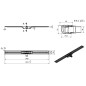 I-Drain Linear 54 - Receveur de douche en acier inoxydable PRO SS Linear, longueur 1000 mm, avec étanchéité IP4M10001X1 I-Drain Linear 54 - Receveur de douche en acier inoxydable PRO SS Linear, longueur 1000 mm, avec étanchéité IP4M10001X1