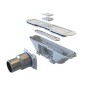 I-Drain Linear 54 - Receveur de douche en acier inoxydable PRO SS Linear, longueur 1100 mm, avec étanchéité IP4M11001X1