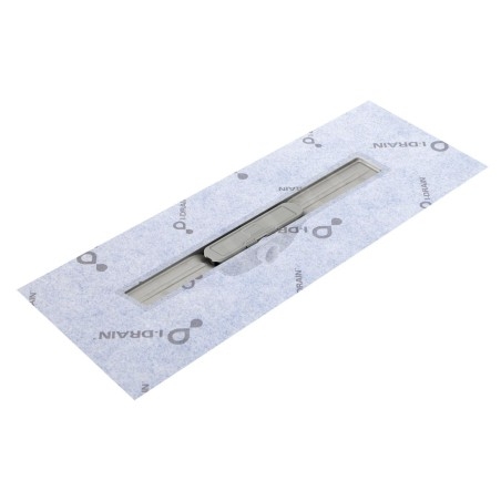 I-Drain Linear 72 - Receveur de douche en acier inoxydable PRO SS Linear, longueur 800 mm, avec étanchéité IP5M08001X1